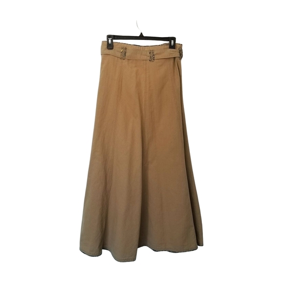 Maxi Skirt Fat Face Tan Cotton - Picture 4 of 5